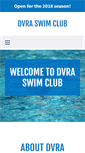 Mobile Screenshot of dvraswimclub.com